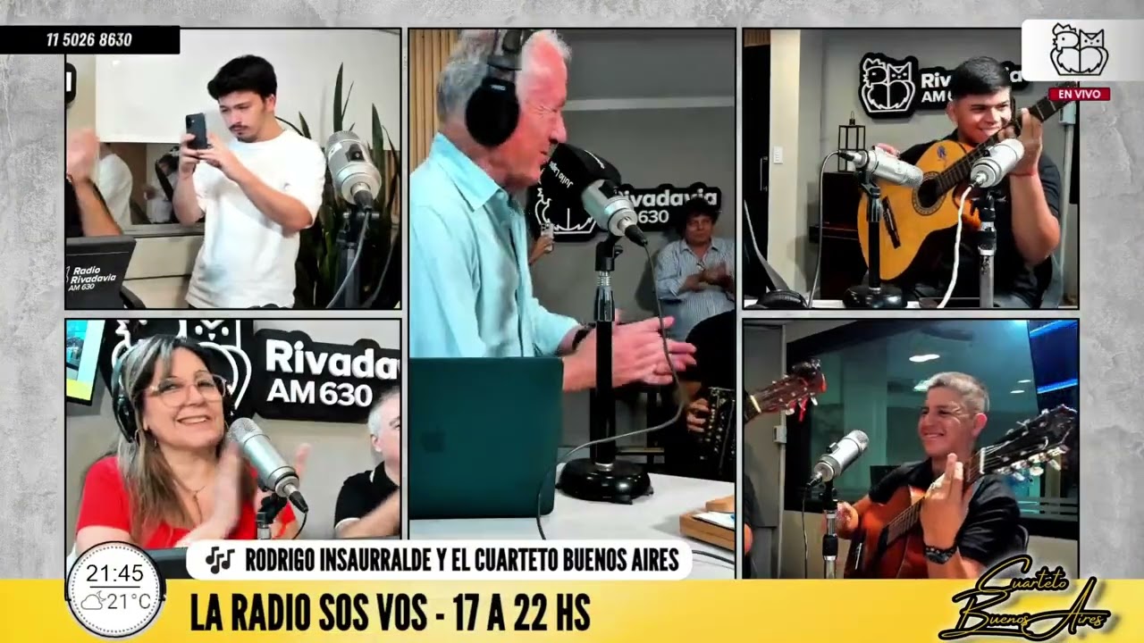 Cuarteto Buenos Aires en Radio Rivadavia AM 630