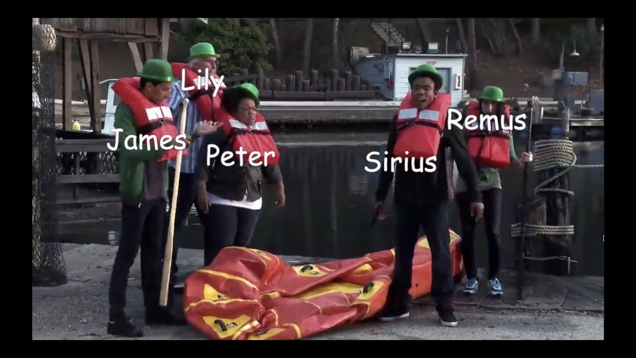 The Marauders as scenes from Community