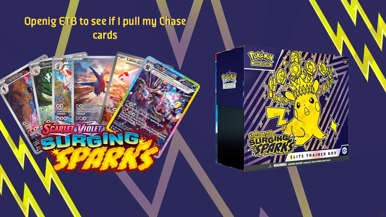 Chasing the Top Cards! Surging Sparks ETB Opening! ⚡