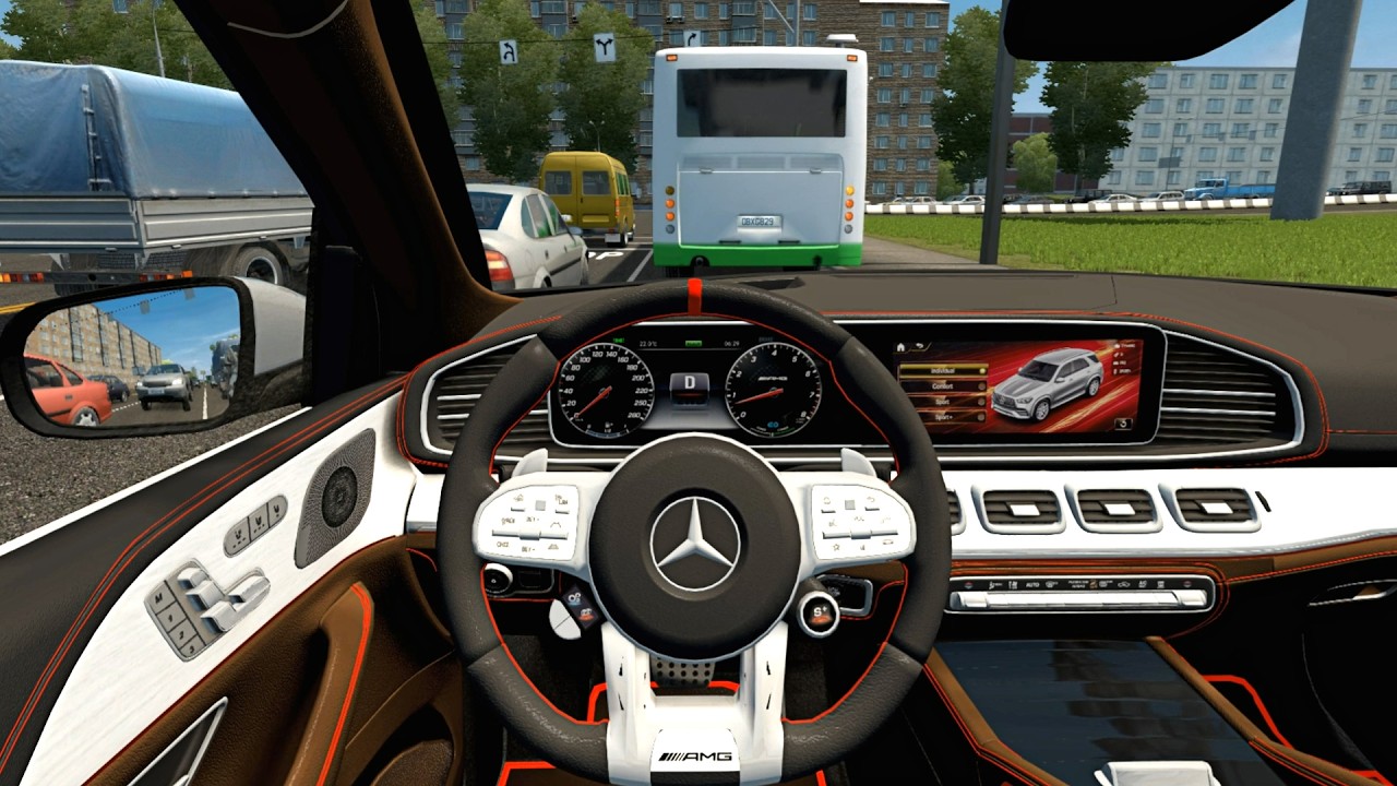 Mercedes AMG GLE 53 4Matic 2020 - City Car Driving [Steering Wheel Game Play]