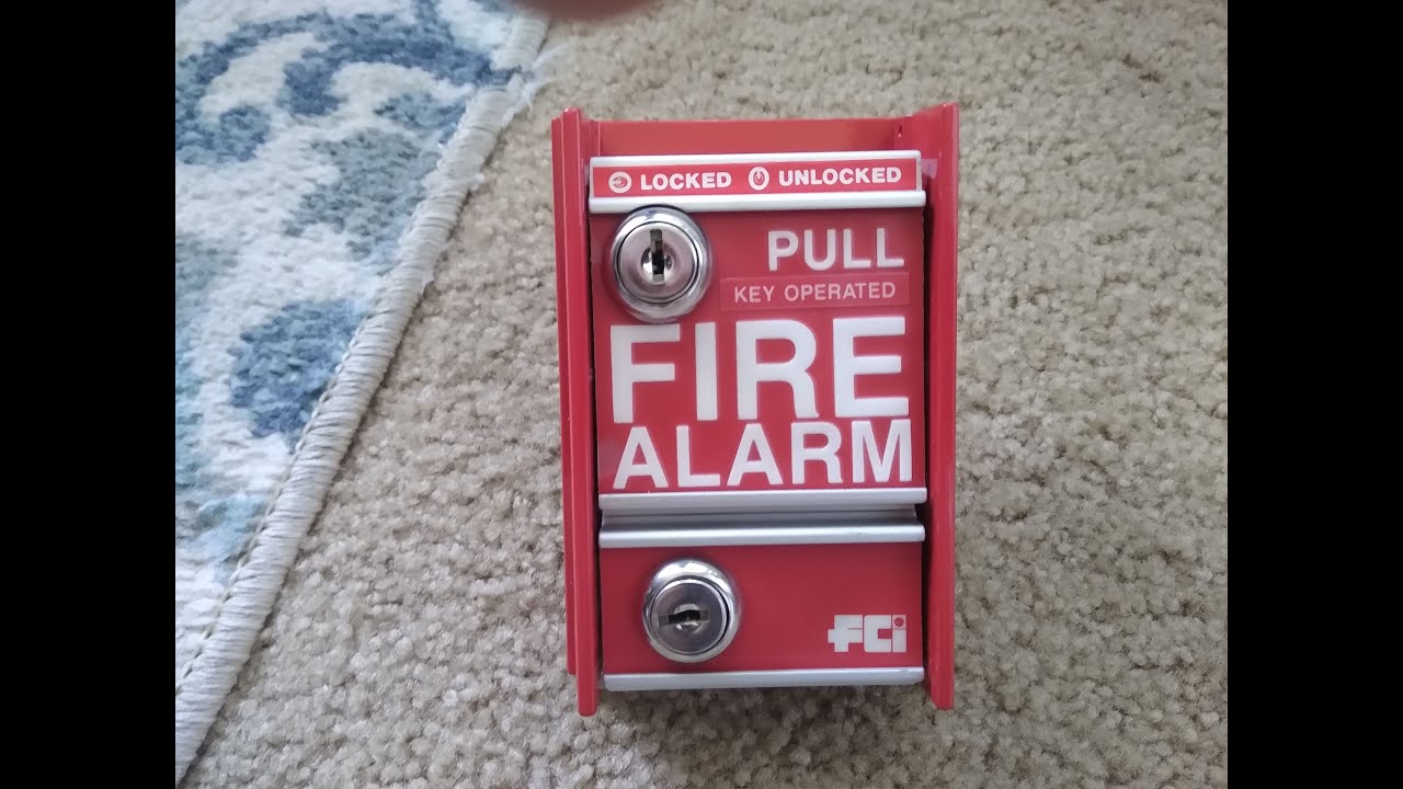 Rare FCI MS-2L Fire Alarm Pull Station Unboxing