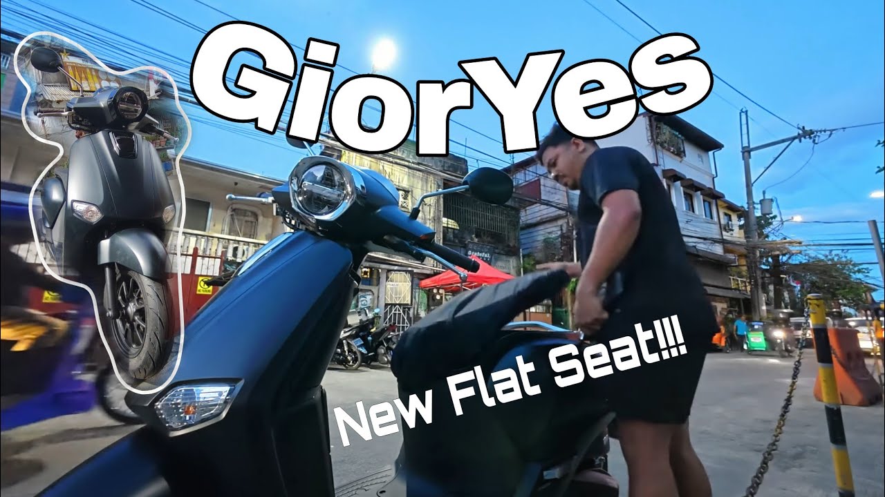 GiorYes Upgrade Ep.1: Pinalitan ko ng Flat Seat para hindi na tiptoe! #giorno 