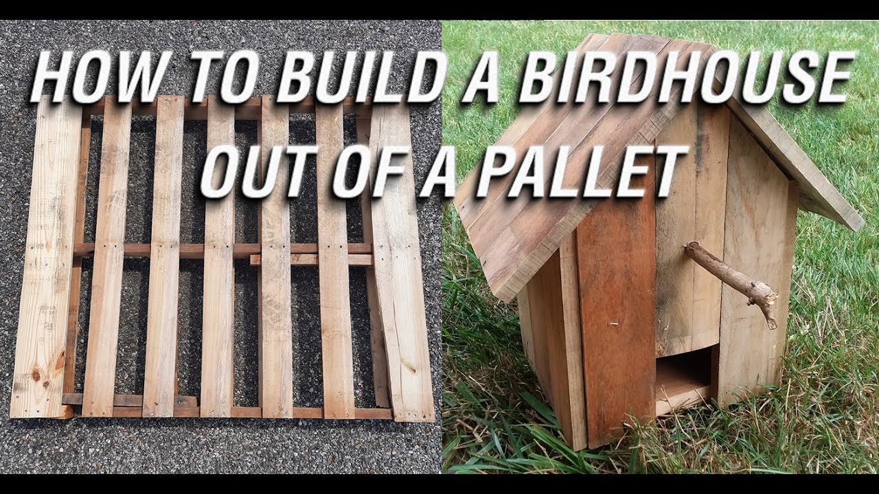 Builder Kids - How to build a birdhouse out of a pallet - Easy Weekend Project