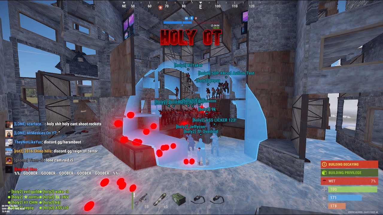 Holy Wipe Progression Atlas 5x US - Rust