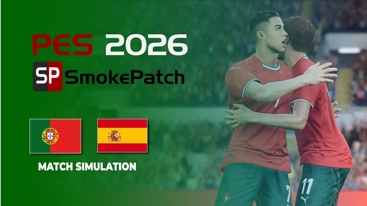 🇵🇹 PORTUGAL vs SPAIN 🇪🇸 | Duel Panas Eropa! SPFL 2026 | Patch PK21 ⚽🔥