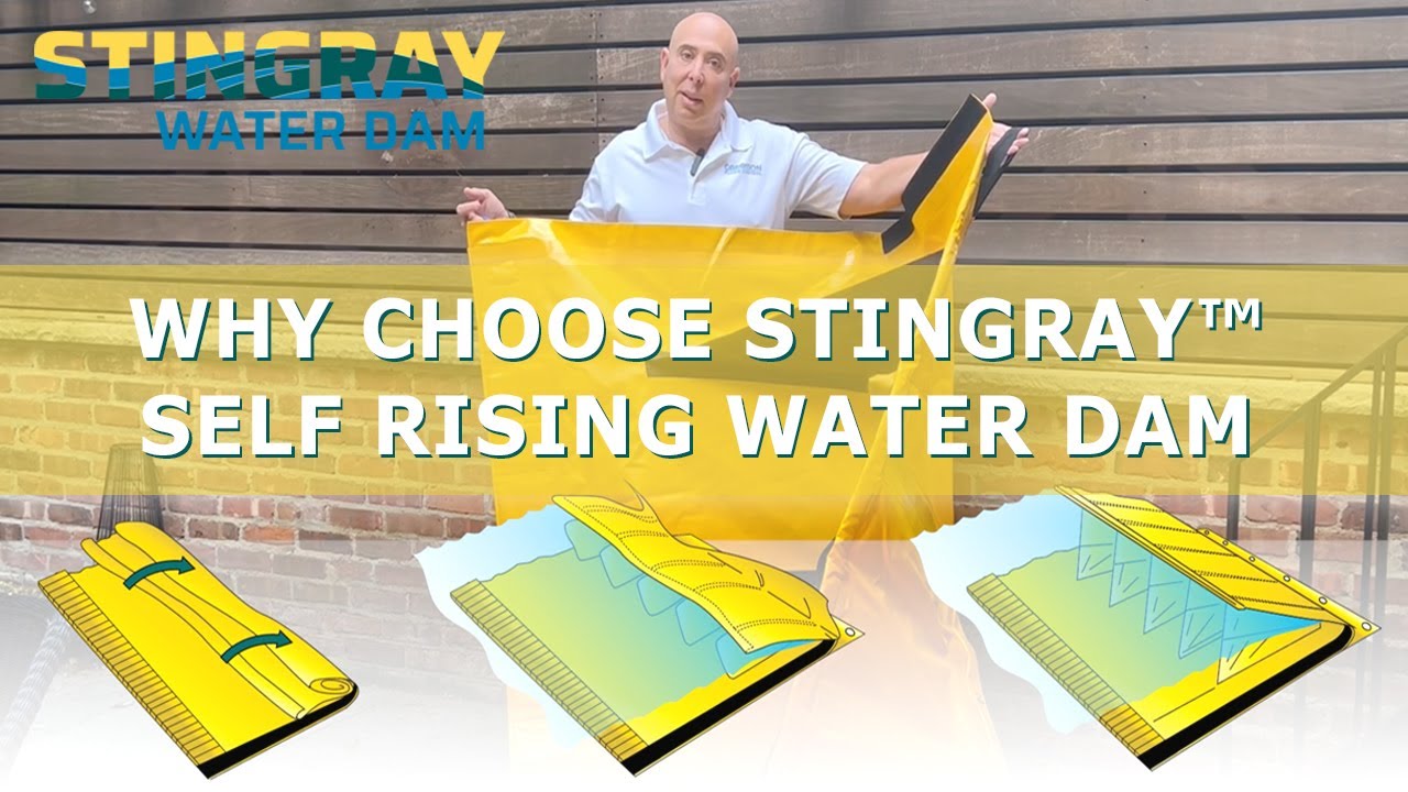 The Stingray Self Rising Flood Water Dam Overview | How It Works