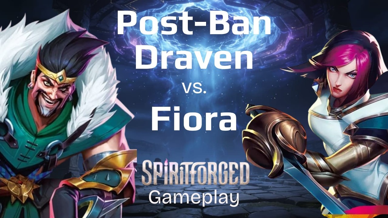 Post-Ban Midrange Draven vs Fiora Riftbound Spiritforged Gameplay