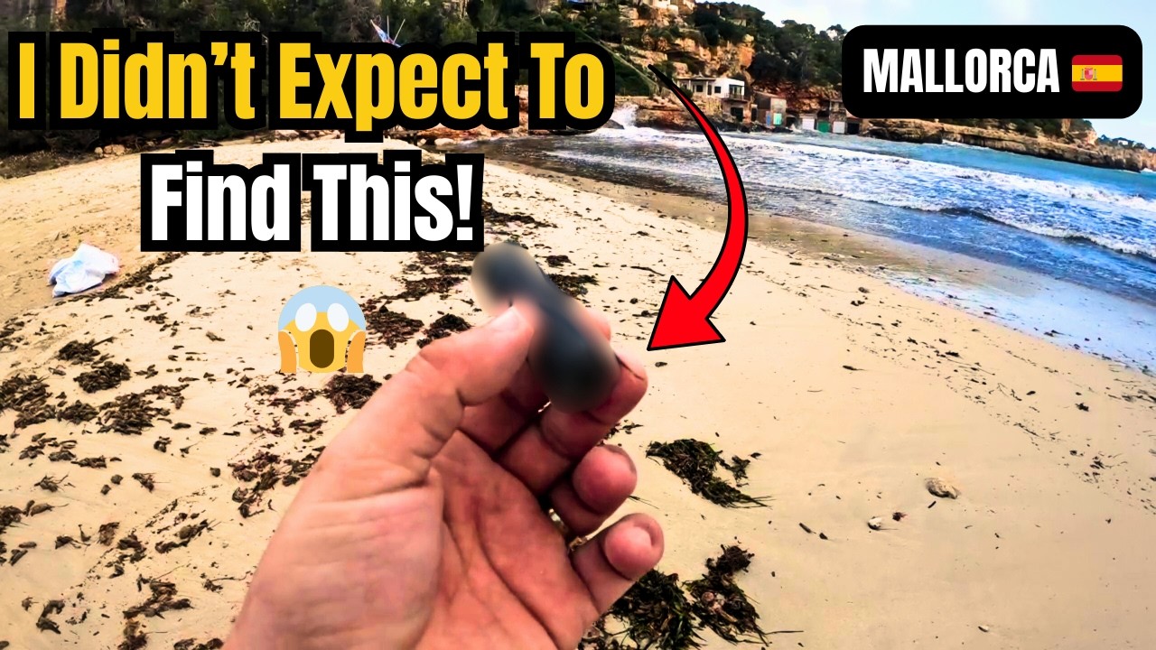 You Won’t Believe What Washed Up on Cala Llombards Beach 🌊