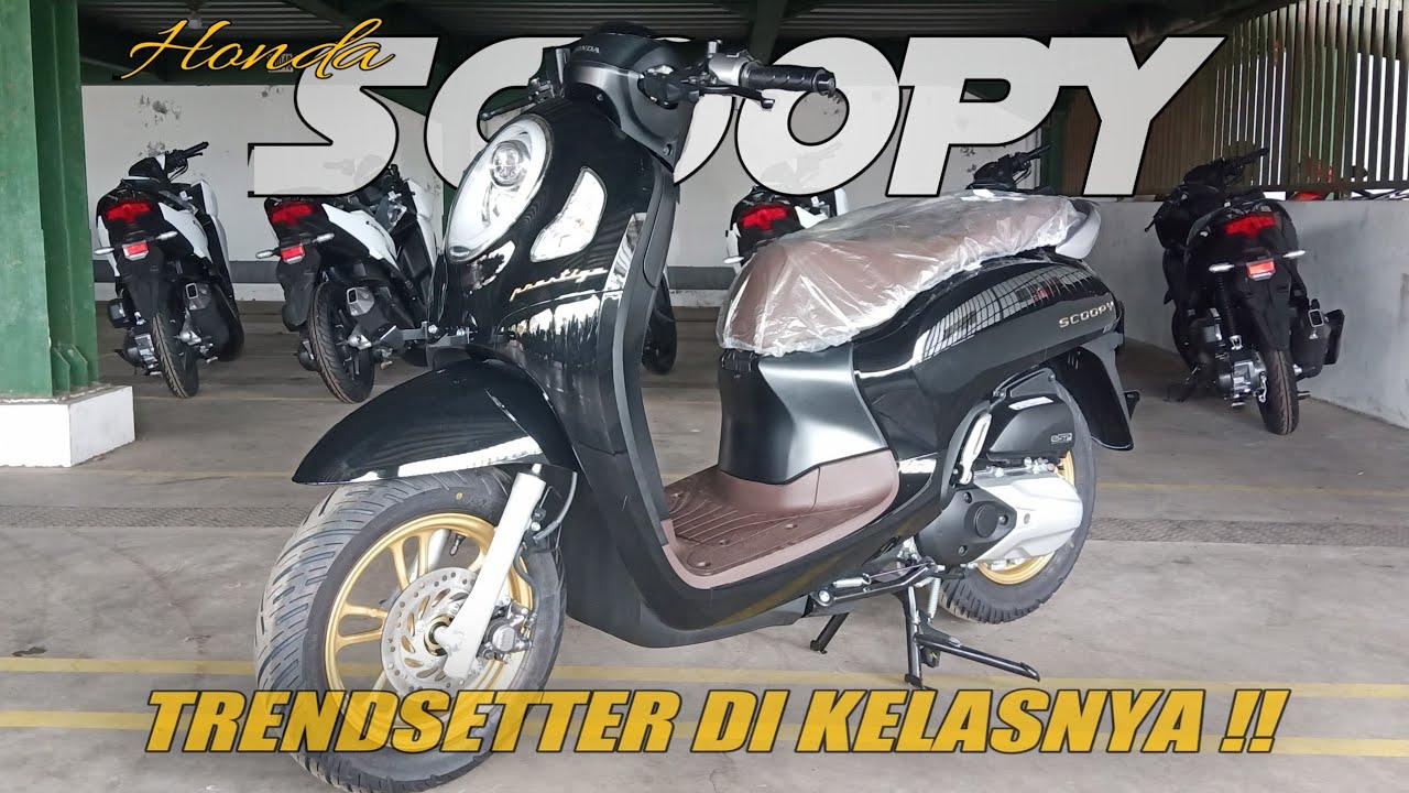 Honda Scoopy prestige black 2021 - spesifikasi & fitur