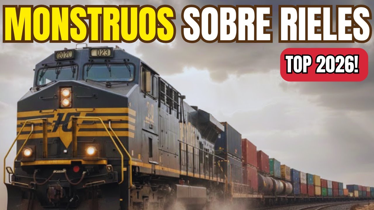 TOP 10 TRENES TITÁNICOS | ¡El último es el MÁS INDISPENSABLE del mundo!