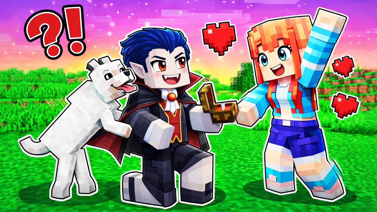 The Vampire PROPOSES in Minecraft!