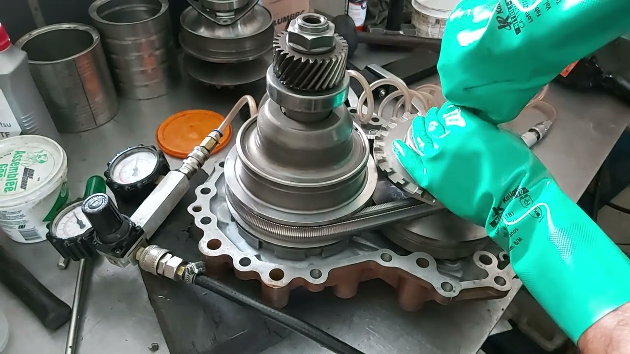 Câmbio cvt jf011e teste das polias secundária e primária.