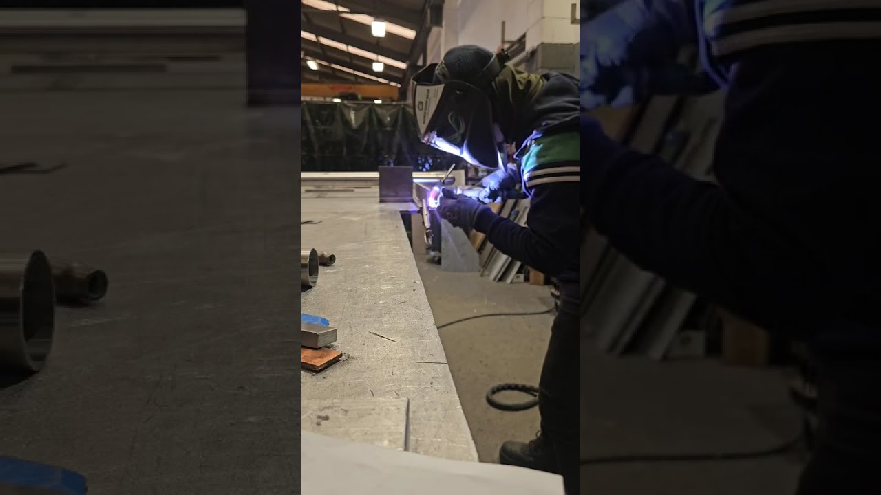 Welcome to my first video of welding let me show my skills in my job.part 1