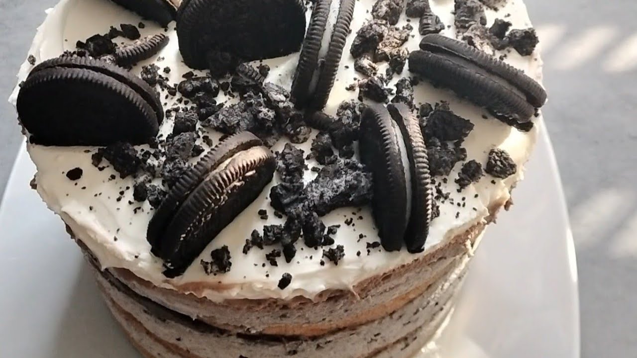 Gâteau d'anniversaire Oreo Nutella