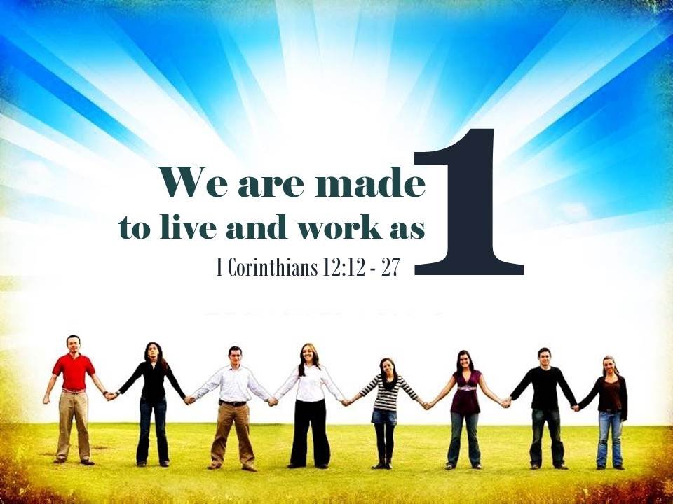 2013/11/17 We Are Made To Live And Work As One