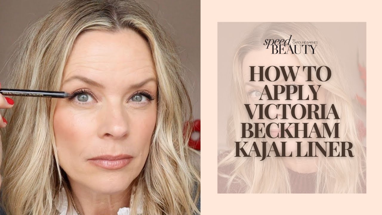 Как наносить подводку Victoria Beckham Beauty Satin Kajal Liner, чтобы она держалась весь день