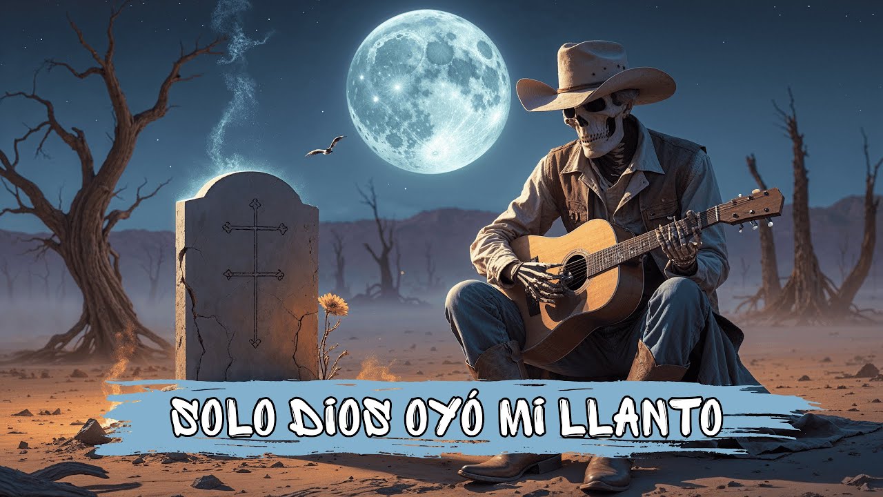 Solo Dios Oyó Mi Llanto – Country Trap  | Black & Silver Southern Gothic