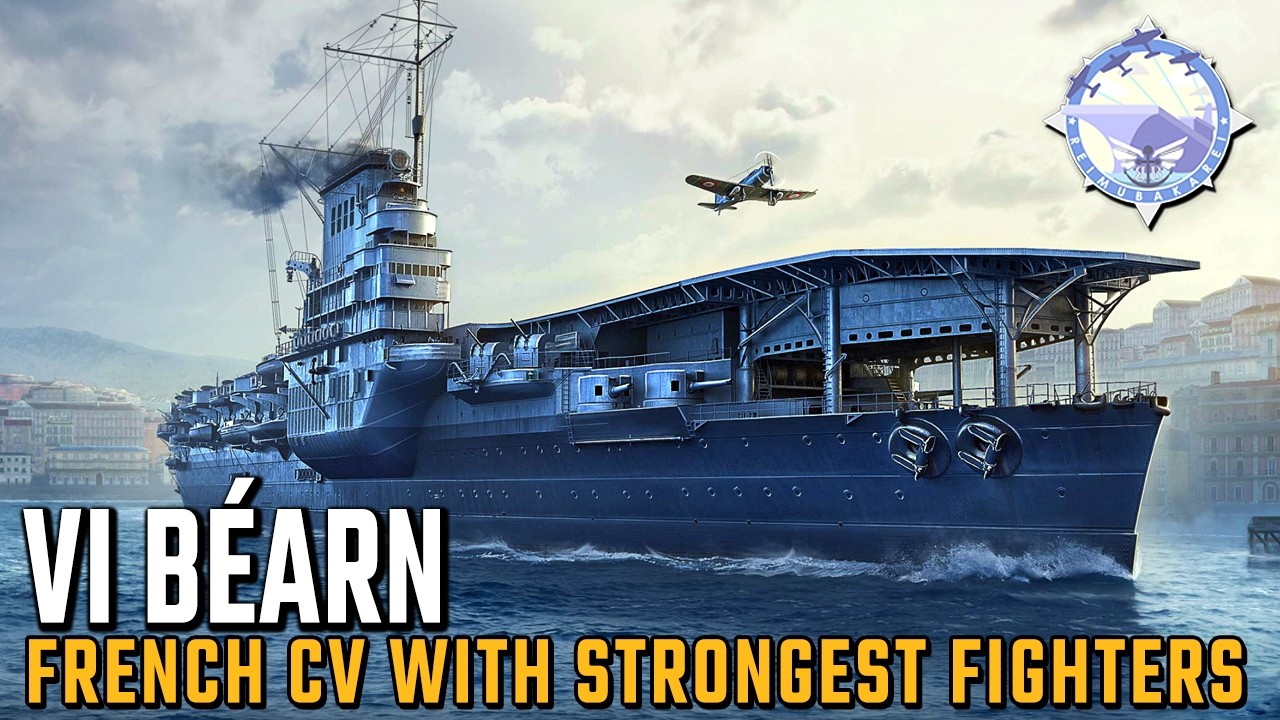 World of Warships | Bringing the Béarn to T6/T7 Ranked