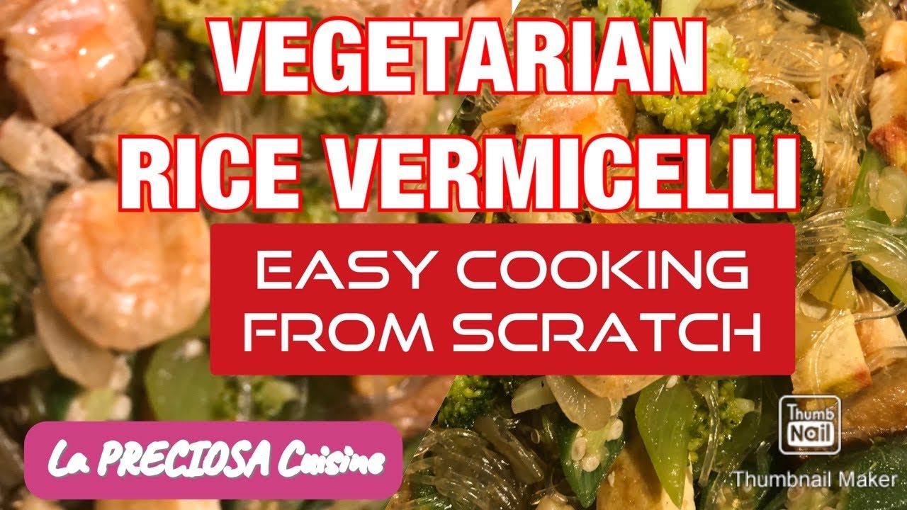 EASY AND HEALTHY VEGETARIAN PANCIT BIHON (Sotanghon) |VEGETARIAN VERMICELLI