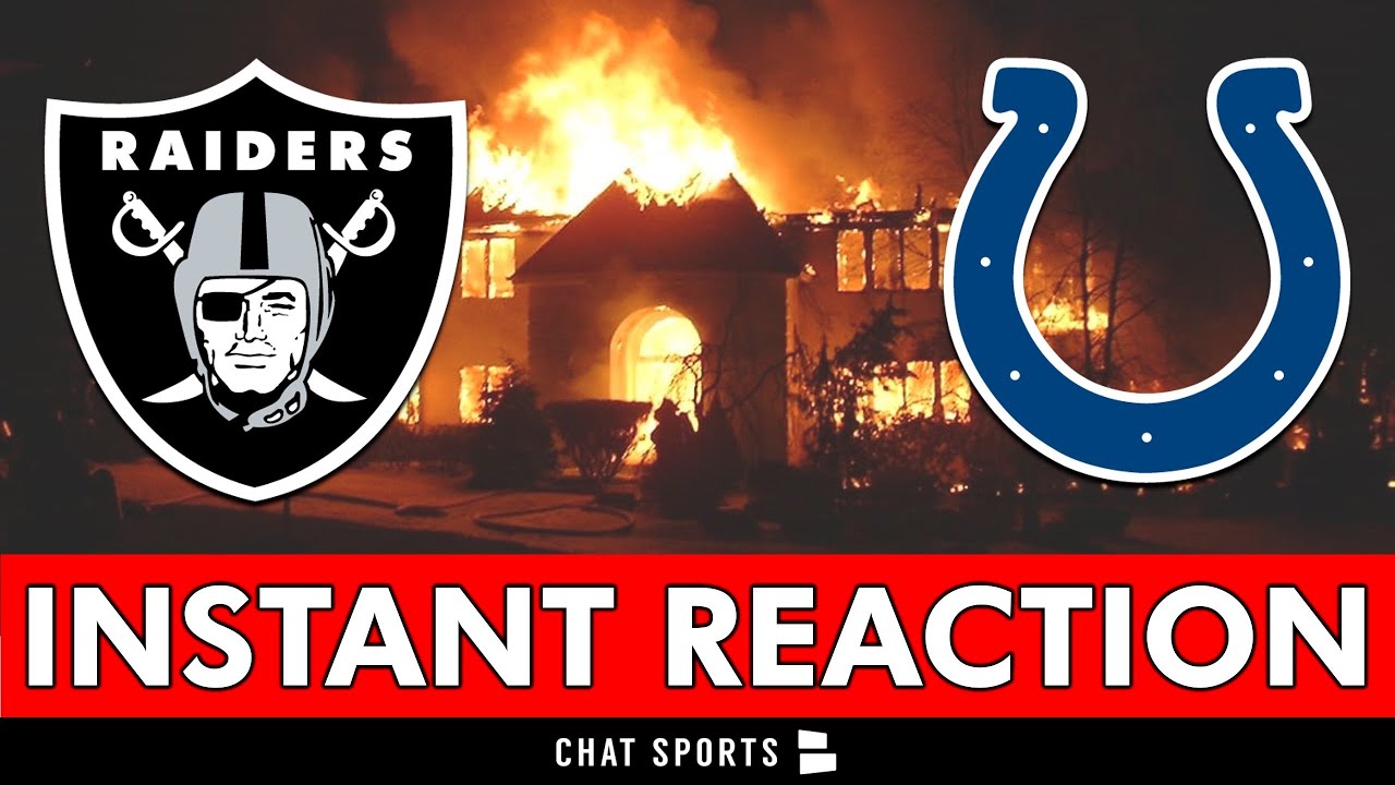 FIRE EVERYONE! Raiders vs. Colts NFL Week 5 INSTANT REACTION Ft. Geno Smith & Pete Carroll