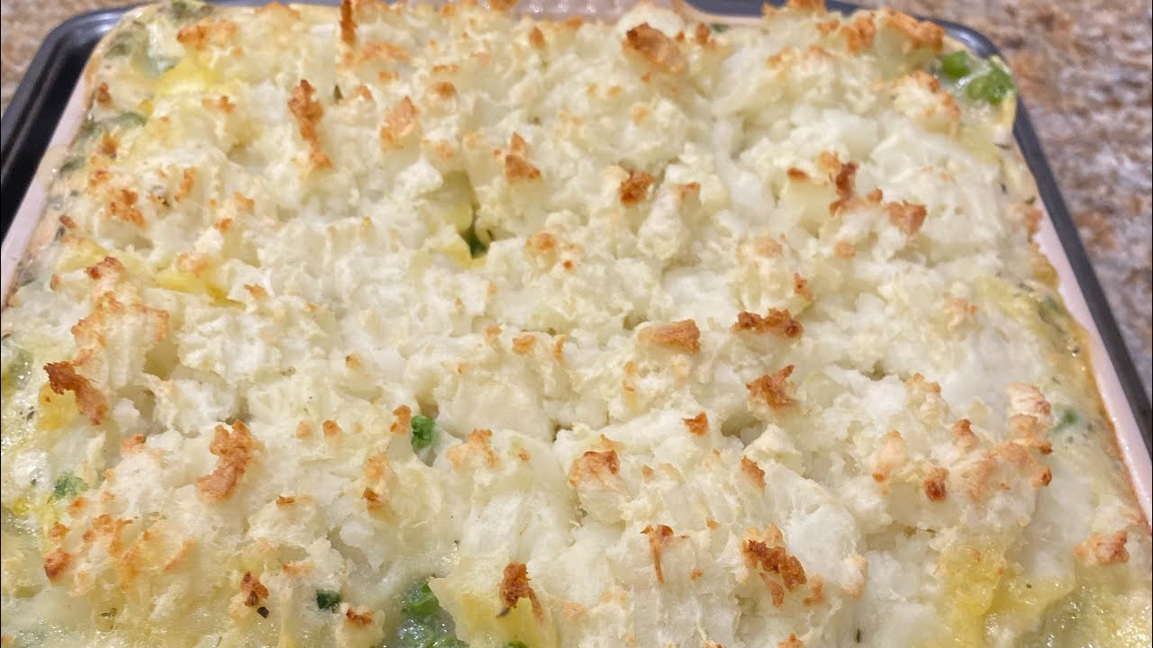 Fisherman’s Pie #foodrecipe #whatsfordinner #salmon #cod #potato #recipevideo