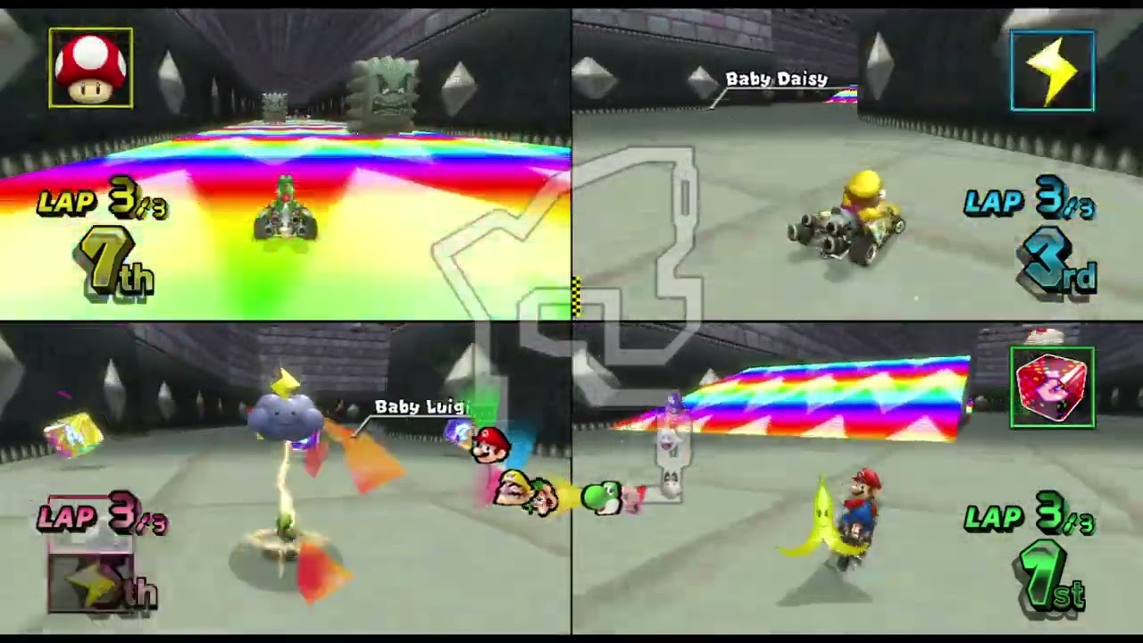 Mario Kart Wii Custom Tracks ✦ 4 Players #625