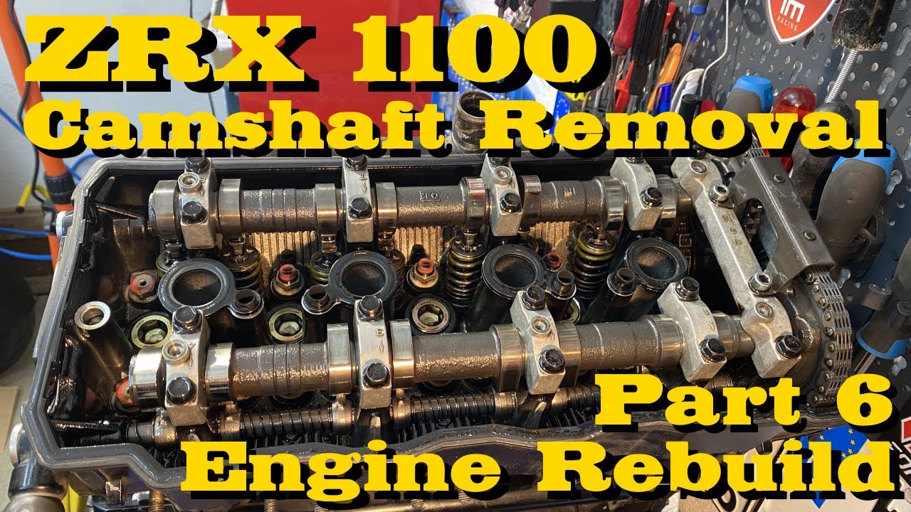 Kawasaki ZRX 1100 Check Valve Clearance & Camshafts Removal | Nockenwelle [Engine Rebuild Part 6]
