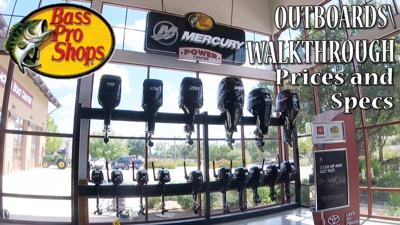 Обзор подвесных моторов Bass Pro Shop. Цены и характеристики Mercury Optimax, Verado. Лодки Bass ...