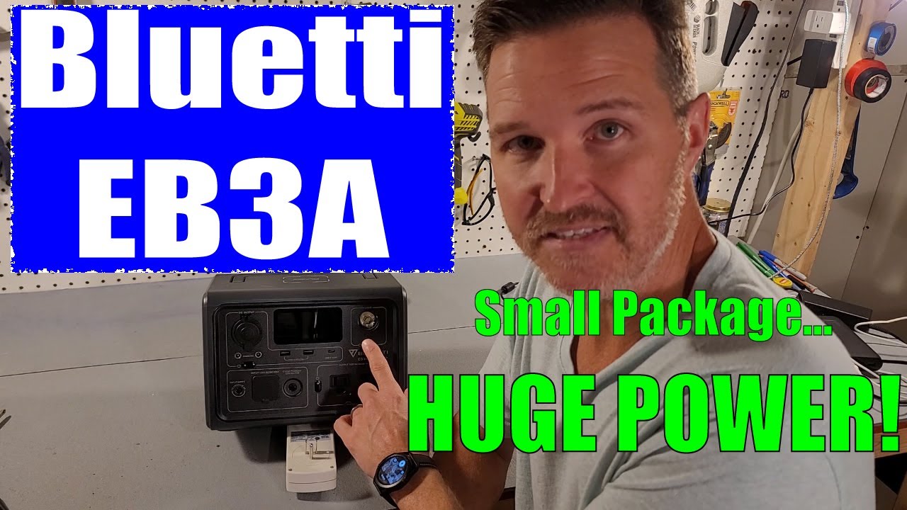 Bluetti EB3A Review.  What a Powerhouse!