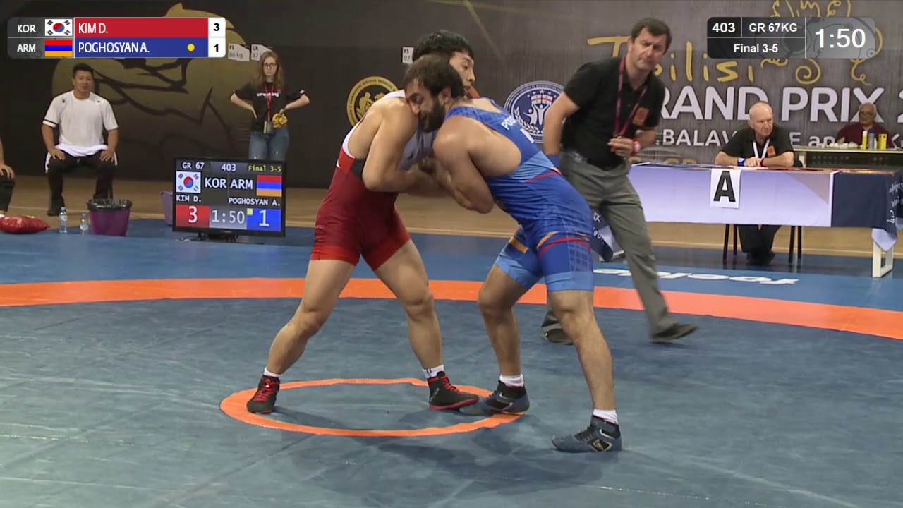 BRONZE GR - 67 kg: D. KIM (KOR) v. A. POGHOSYAN (ARM)