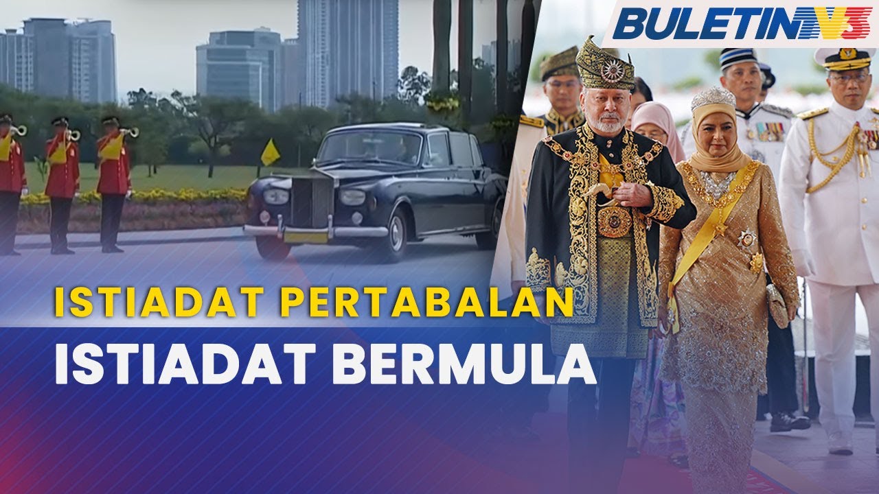 ISTIADAT PERTABALAN | Keberangkatan Tiba Yang Di-Pertuan Agong & Permaisuri