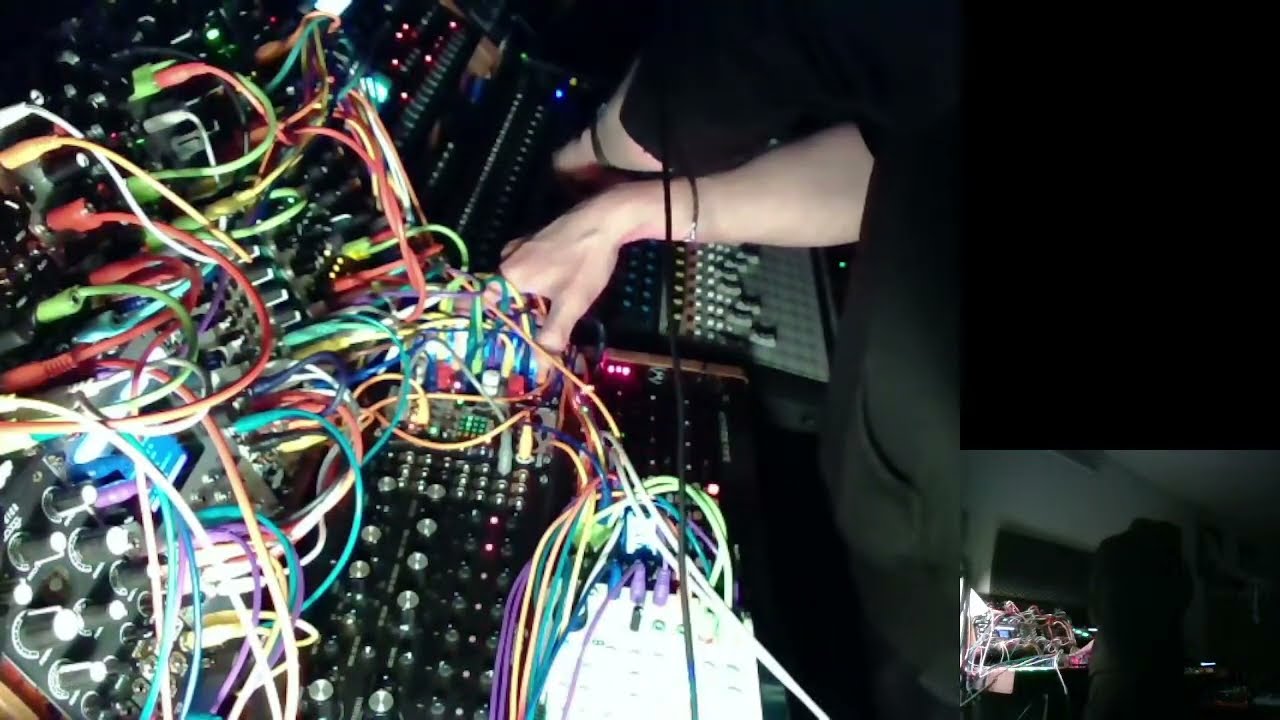 Live modular dark techno