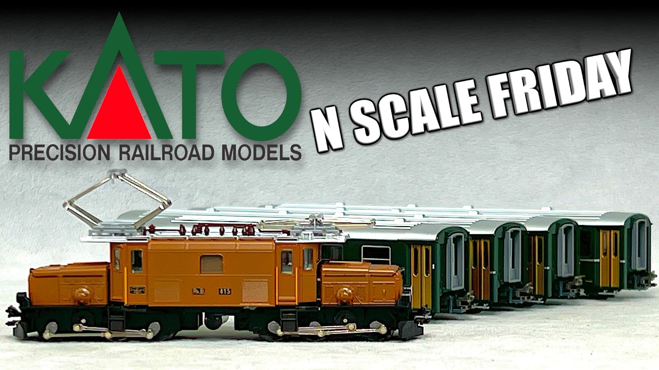 Набор из 5 вагонов Kato Ge6/6-I «Ретийский крокодил» EWI, масштаб N, пятница.