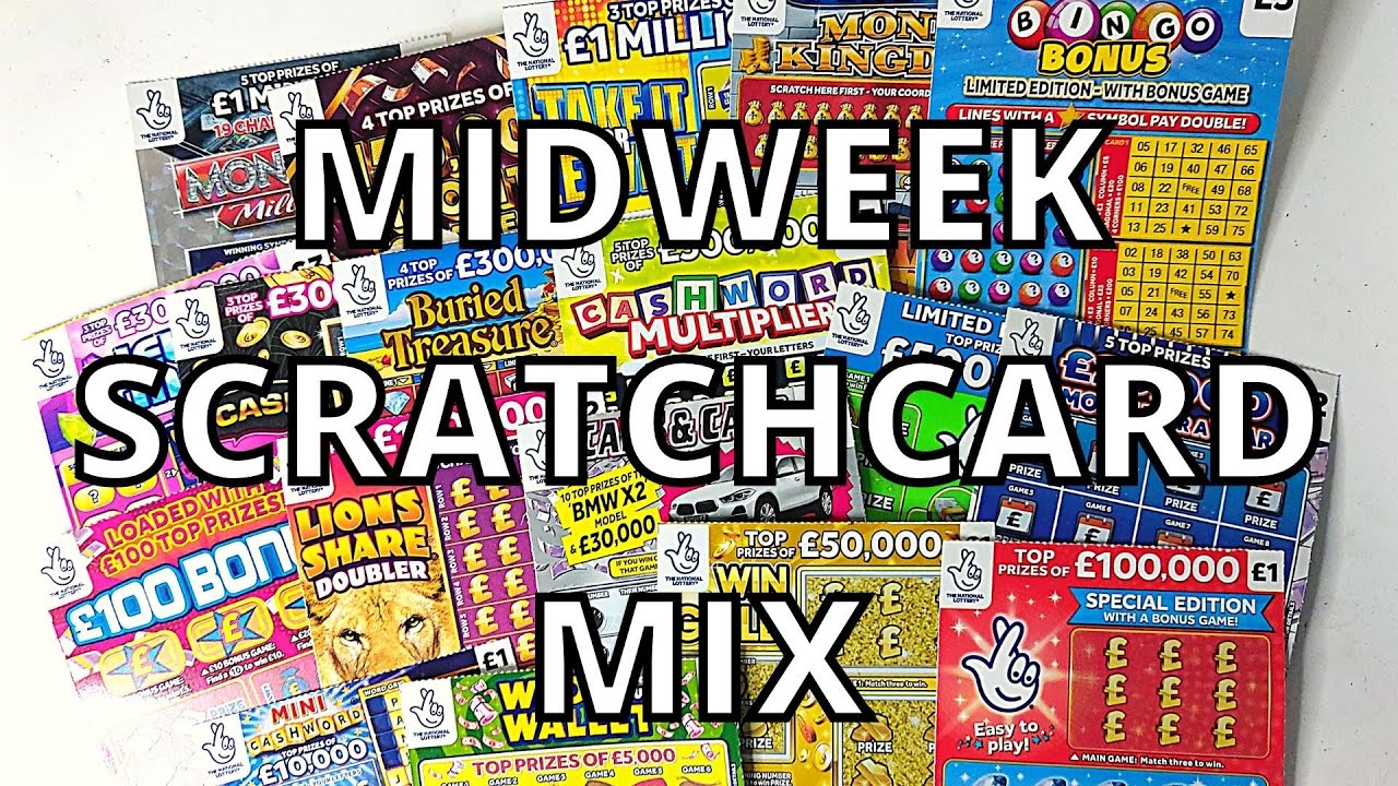 NEW Midweek Scratchcard Mix