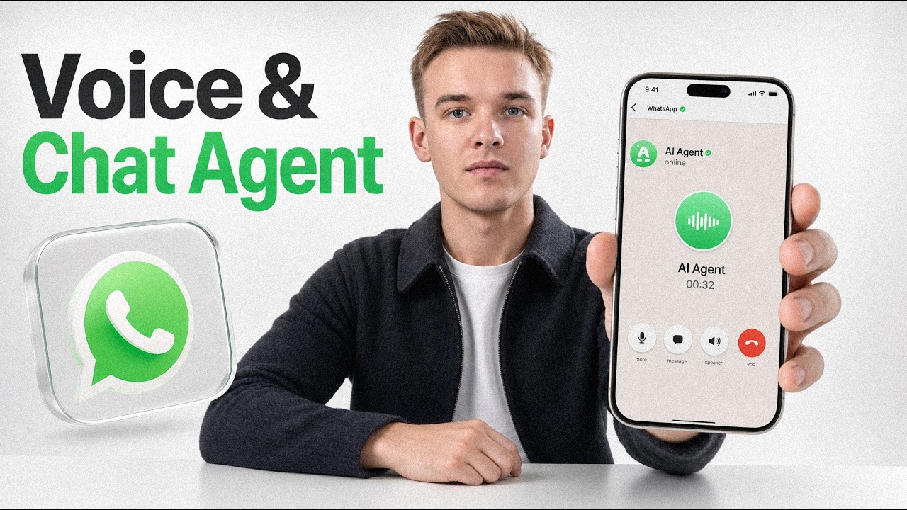 Создайте AI-агента для голосового и текстового общения в WhatsApp за 15 минут!