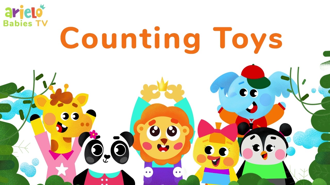 Let’s Count and Share! | Fun Toy Counting Song for Kids | Learn Numbers with Arielo