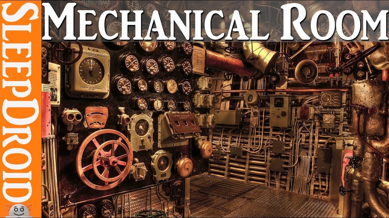 ► Fall asleep fast! 10 Hours of Mechanical Room Sleep Sounds ~engine room sounds for sleeping