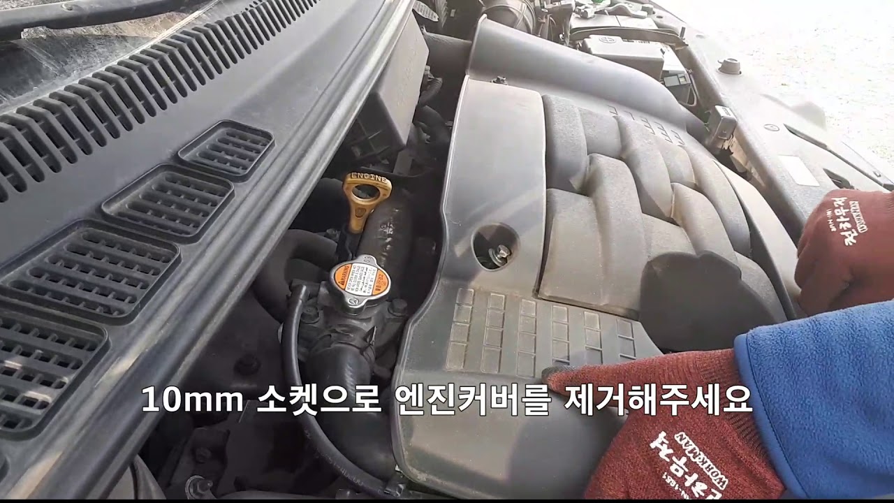 그랜드카니발 엔진미미(마운트) 교체(교환) 2010년식  vgt