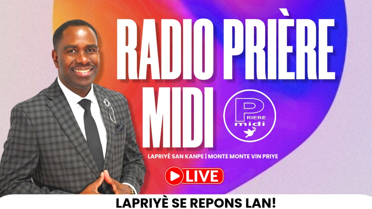 Mwen gen lafwa, Bondye pap lage m | Radio Prière Midi | Past. Carlos Pièrre