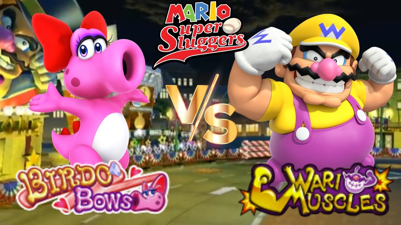 Super Mario Sluggers - Season 11 Game 9 Birdo vs Wario [Wario City Night]