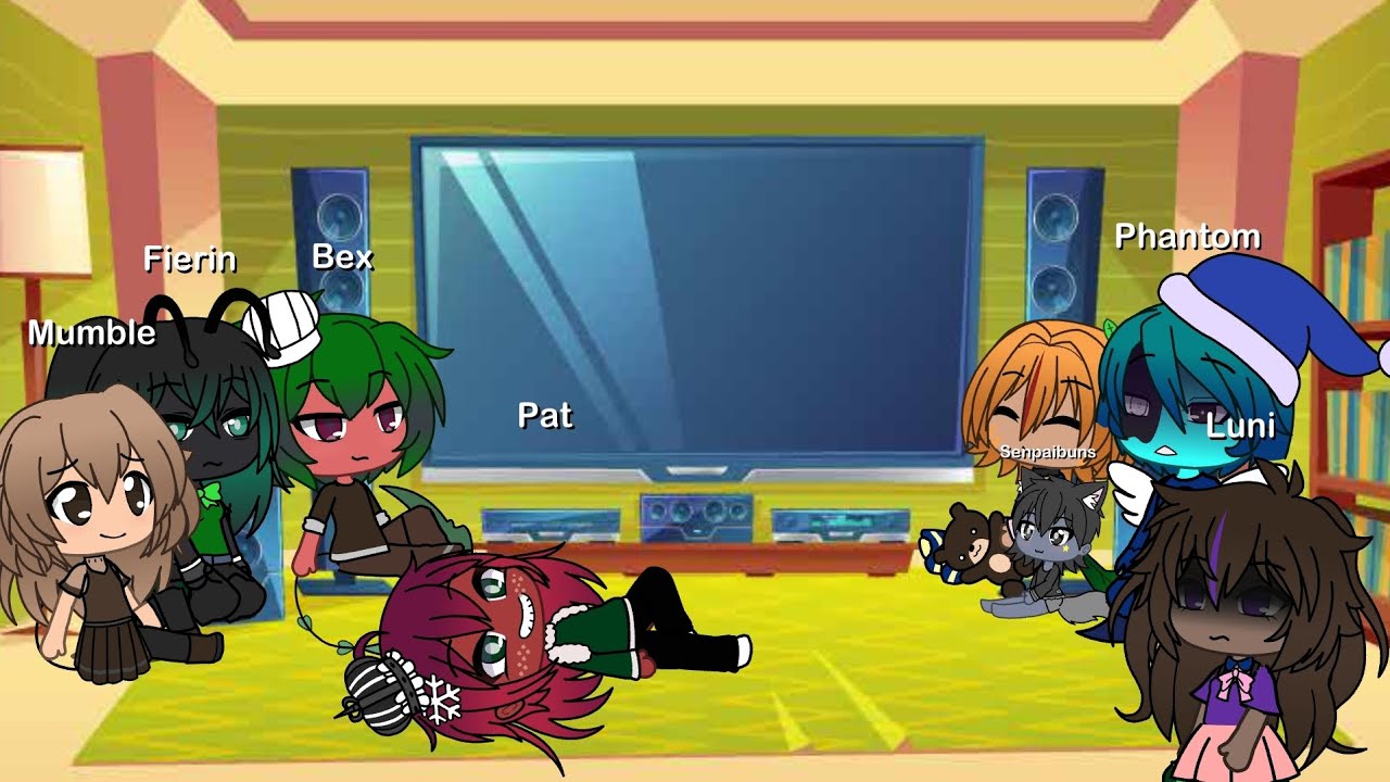 Dandys world mains react to bassie song! 🦋🪻
