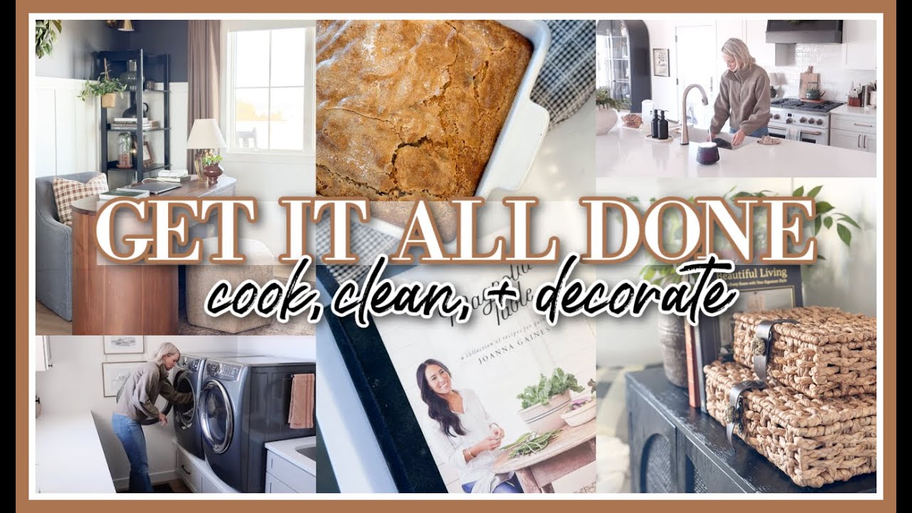 WINTER GET IT ALL DONE 2026 | COOK, CLEAN, + DECORATE WITH ME