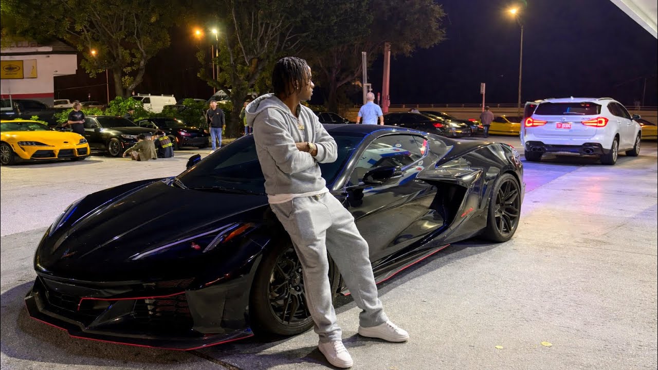 3AM LATE NIGHT DRIVE IN A STRAIGHT PIPED C8 Z06 IN MIAMI