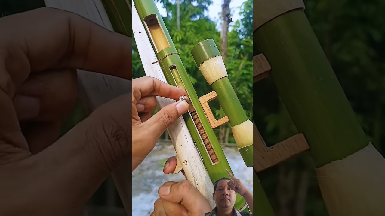 diy bamboo gun #shorts #0132