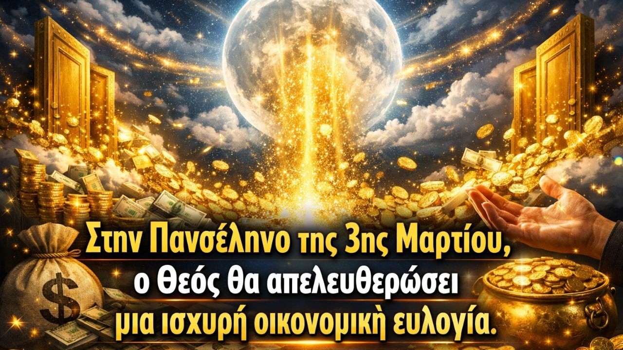Στην Πανσέληνο της 3ης Μαρτίου, ο Θεός θα απελευθερώσει μια ισχυρή οικονομική ευλογία.