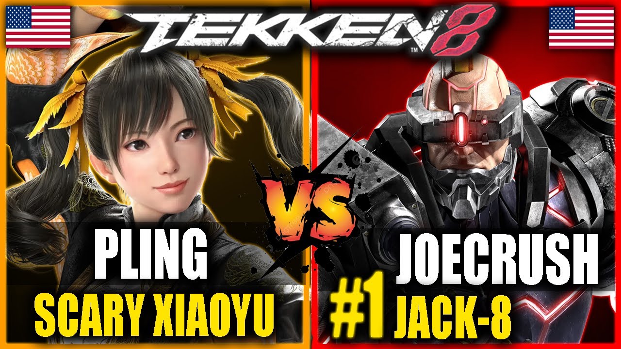 PLing vs JoeCrush (SCARY Xiaoyu vs Jack8 #1) - PRO Tekken 8 Replays