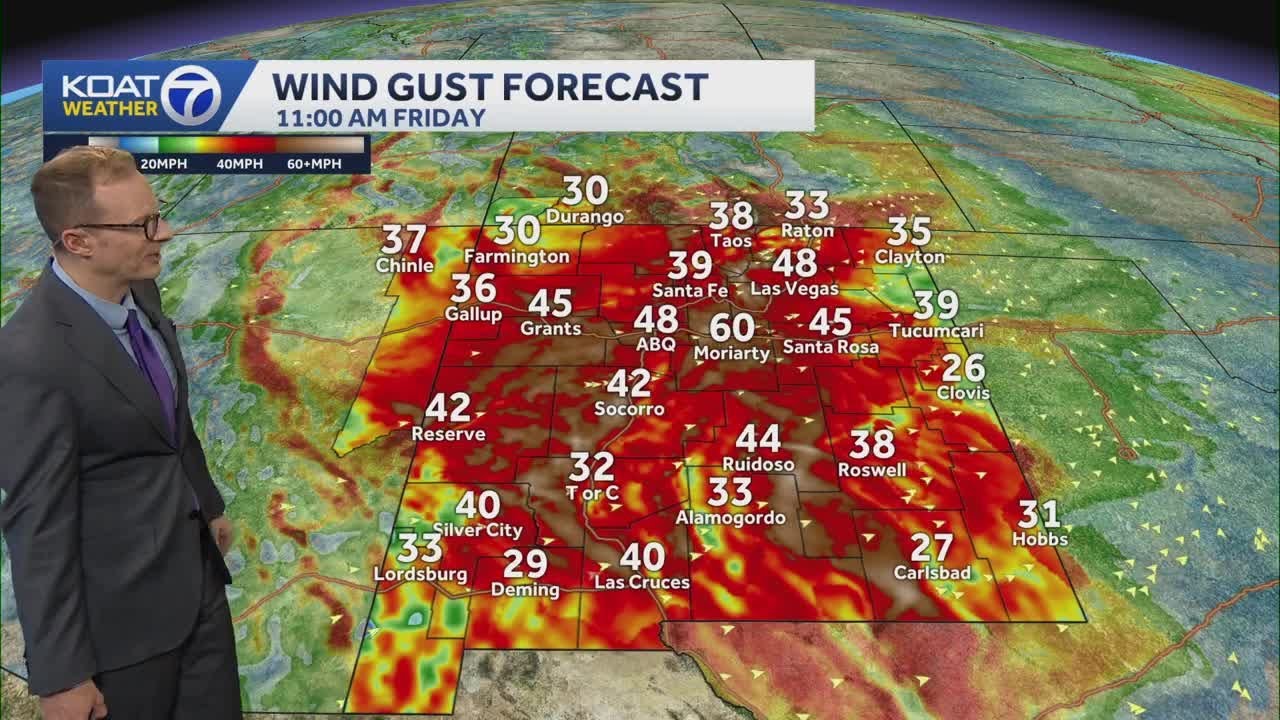 Strong wind for Friday with some areas to see snowfall