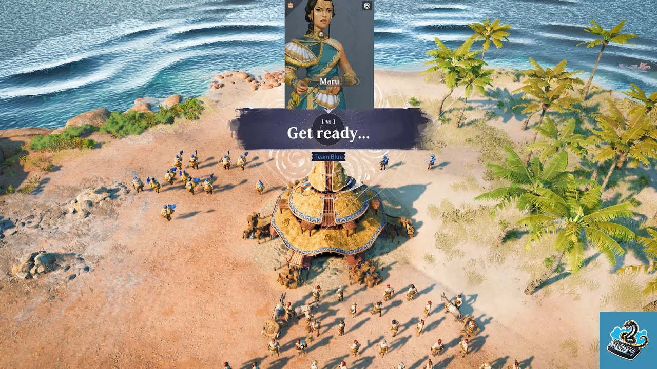 The Settlers: New Allies PvP 1v1 - Widow's Peak - I don't open any gate, I go through the middle