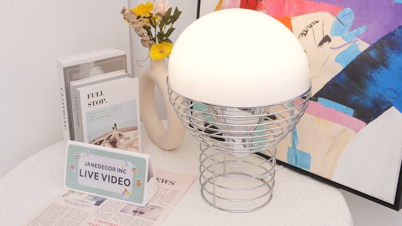 Wire Table Lamp