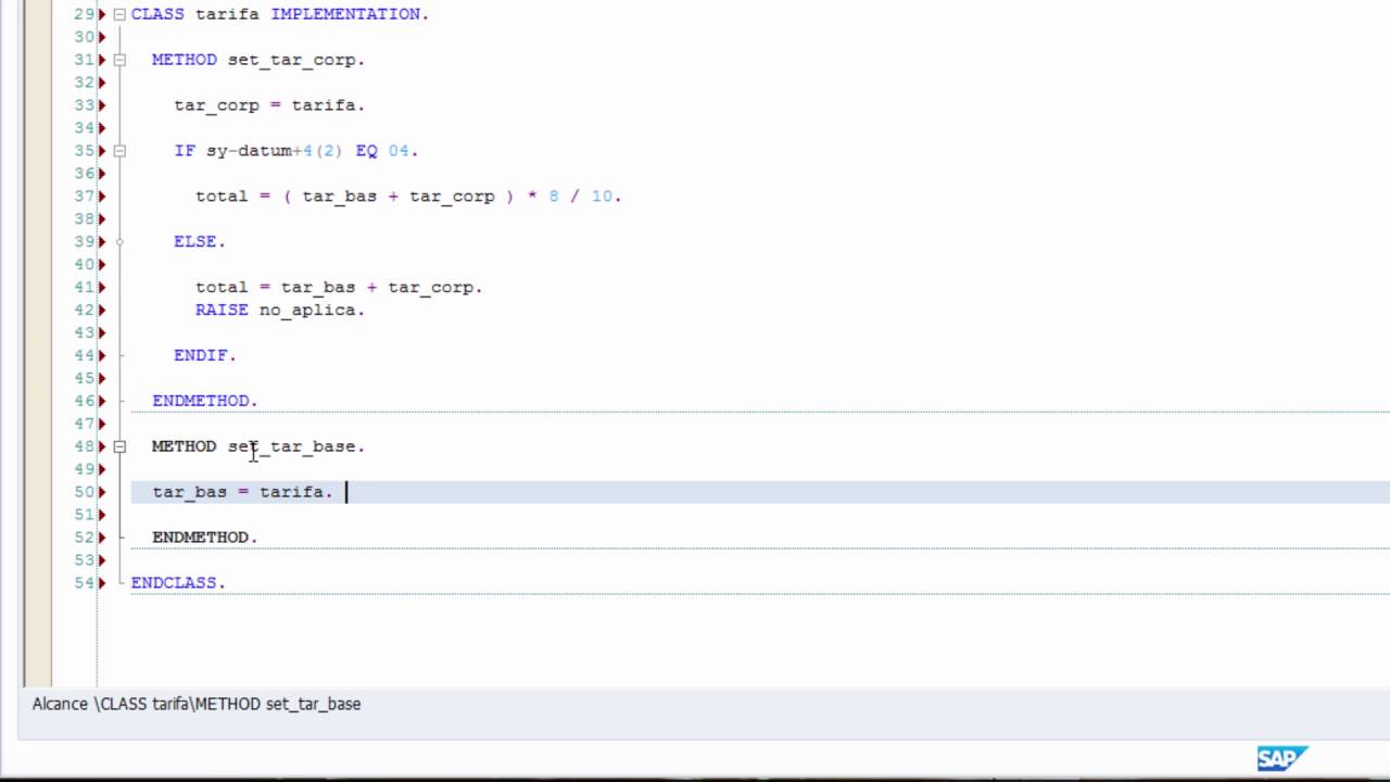SAP ABAP Orientación a Objetos -  Metodos de instancias y metodos estaticos